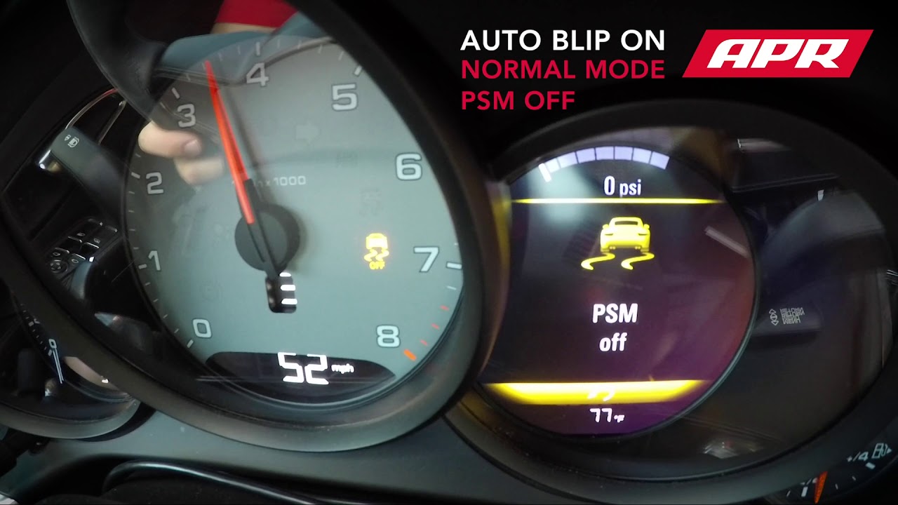 Porsche 911.2 Auto Blip installed