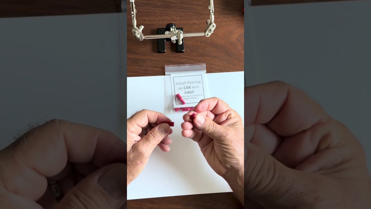 How to use Posi-tap connectors